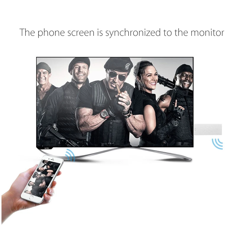 Беспроводной Wi Fi дисплей адаптер 5G/2 4G двухдиапазонный HDMI зеркало Miracast DLNA Airplay для