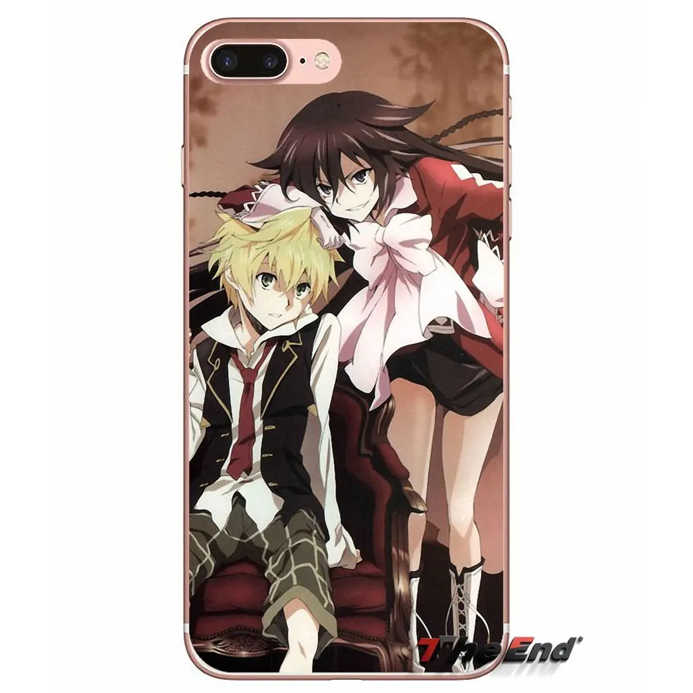 Чехол для iPhone X 4 4S 5 5S 5C SE 6 6S 7 8 Plus Samsung Galaxy J1 J3 J5 J7 A3 A5 2016 2017 Pandora Hearts alice and oz hugging|for