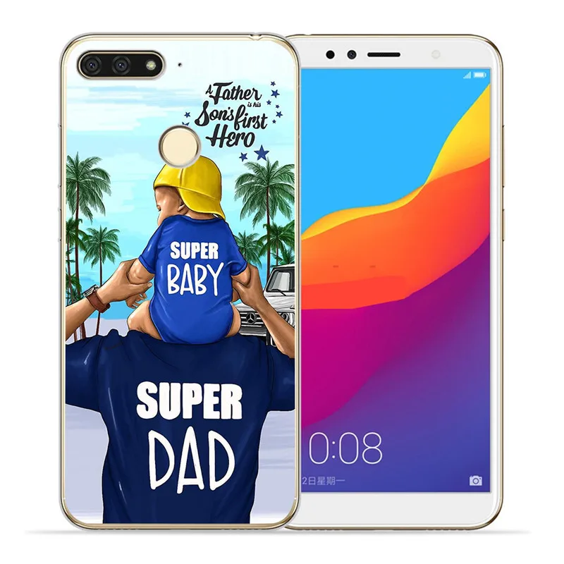 1207 Роскошные волосы ребенка мама девочка королева женщина для huawei II Y5 Y6 Prime Nova 2 3 3I Plus чехол для телефона крышка Coque Etui шаблон - Цвет: 1207