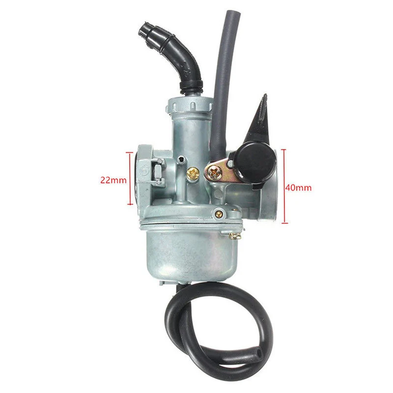 Carb впускная труба карбюратора воздушный фильтр для питбайк 110cc 125cc PZ22 22 мм Высокое качество Замена аксессуары топливо детали