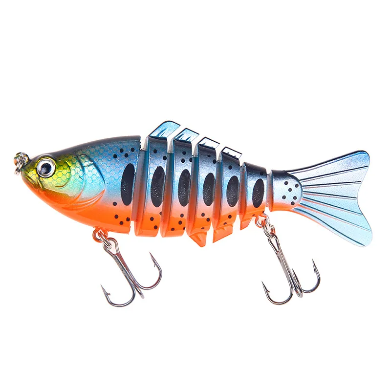 

Luaier colorful multi-pitch bait 15.6g/10cm plastic 7 hard bait luaier sub-simulation bait(random color)