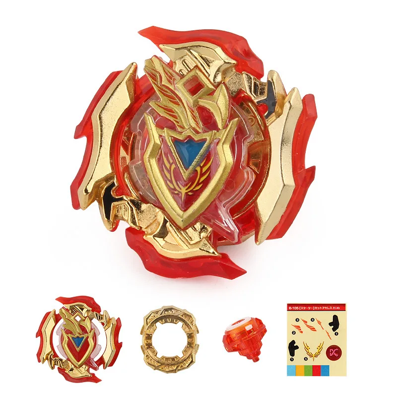 Золотой Beyblade Burst игрушка с пусковым устройством стартер и арена burst Металл Fusion Бог спиннинг Топ лезвие игрушка Прямая e