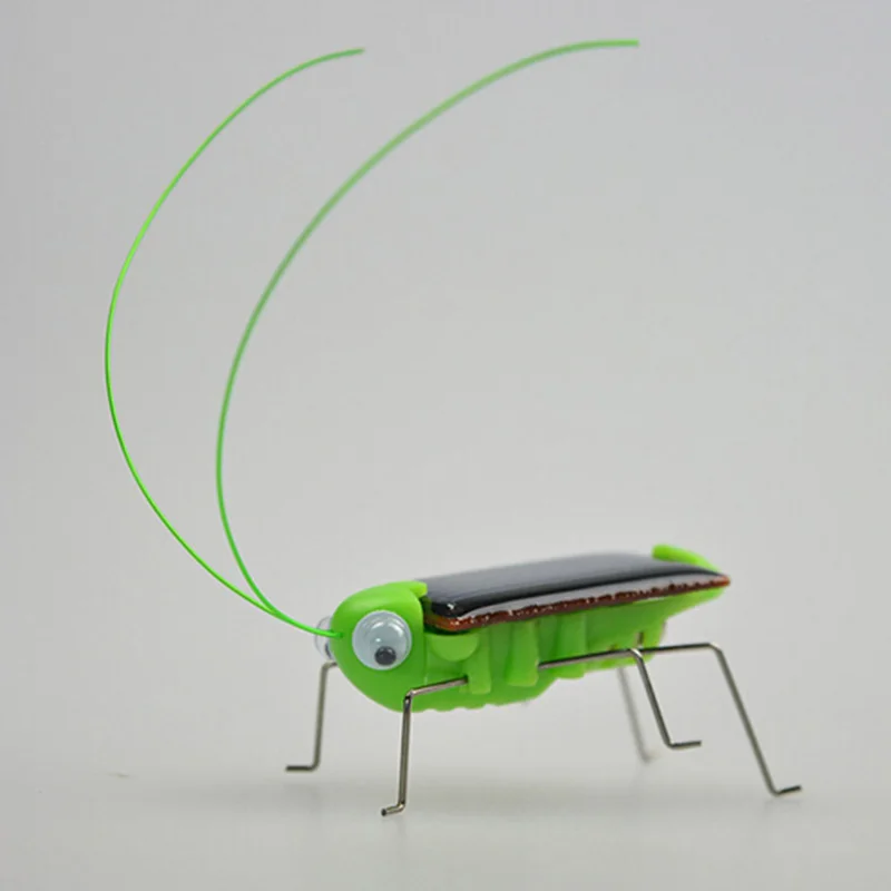 Забавные Новое поступление Кузнечик модель солнечной игрушка Дети вне игрушки