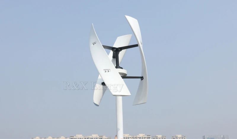 X Тип с вертикальной осью ветровой турбины генератор 400 W/600 W с бесплатными со слежением за максимальной точкой мощности регулятор низких оборотах 12В/24 V в Китае(стандарты CE сертифицированный