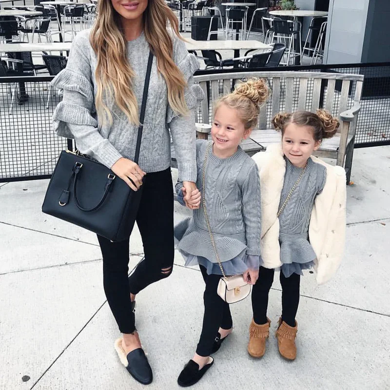 Высококачественное платье принцессы с юбкой пачкой зима 2018 платья свитеры для