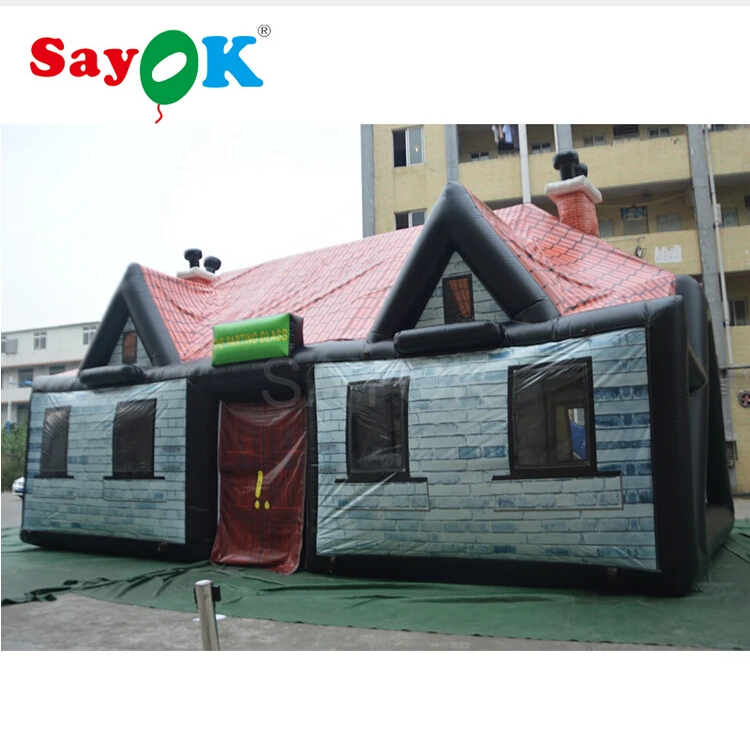 Bestellen 10x5x5m Outoor Riesen PVC Aufblasbare Pub Zelt Aufblasbare Irish Bar Zelt Für Party-Event