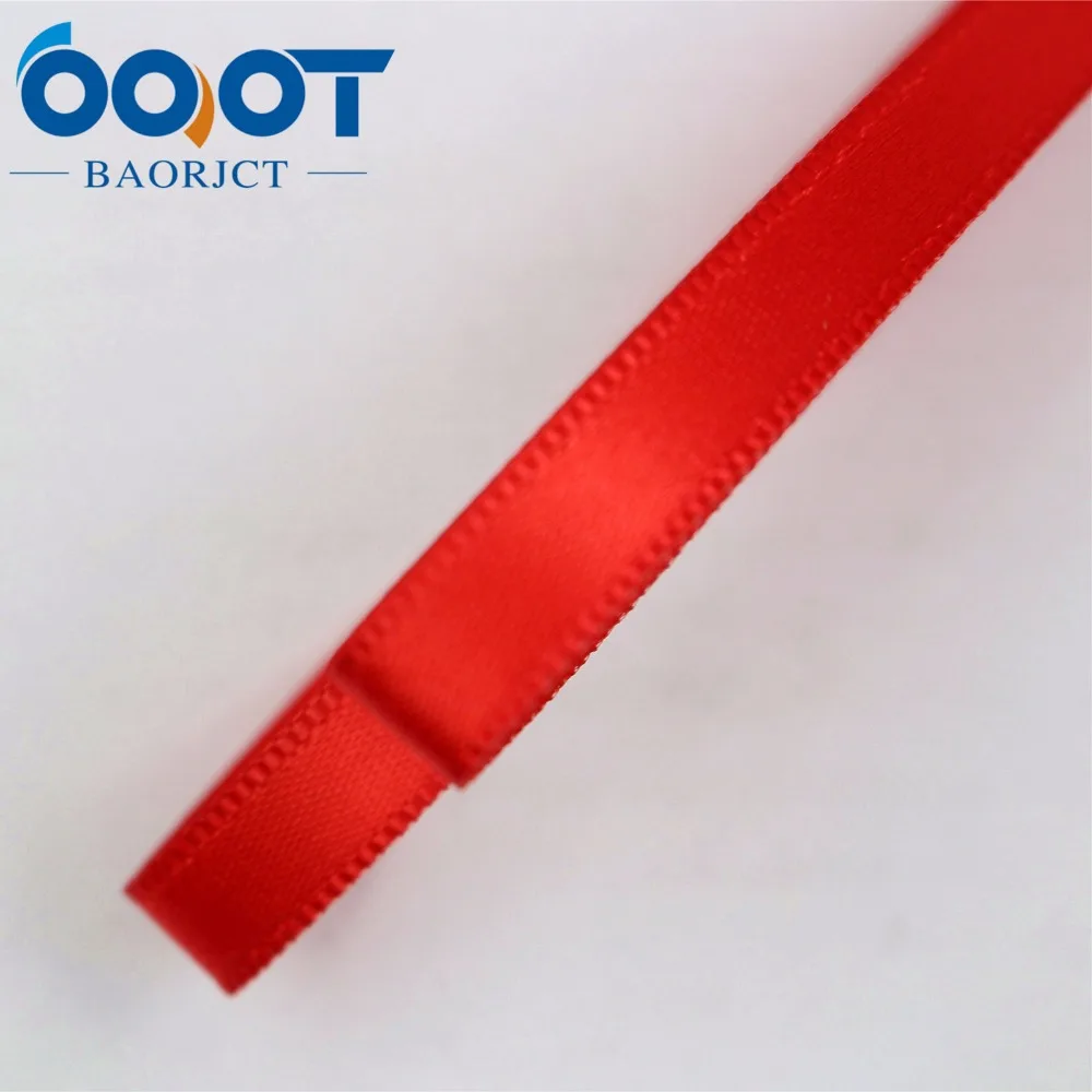 OOOT BAORJCT 174281 6 мм 100 ярдов сплошной цвет атласные ленты материалы аксессуары для