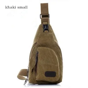 Лидер продаж Bolsos Mujer холст Для мужчин сумки груди Повседневное Crossbody Back Pack мужской сумка многофункциональный небольшой - Цвет: khaki (small)