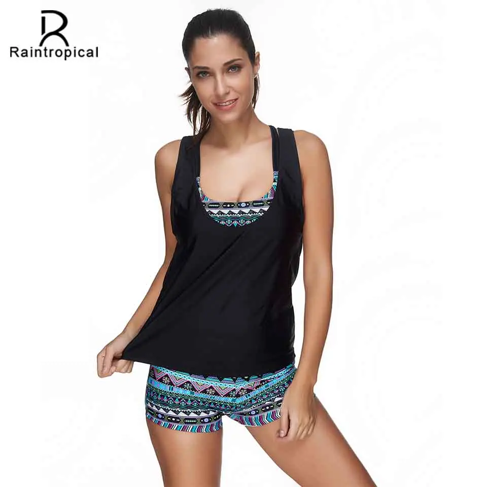 Пикантный женский бикини rainтропический купальник с высокой талией в клетку