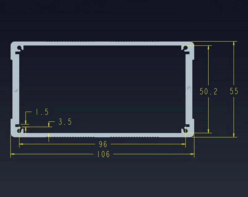 1 шт. алюминиевый корпус для gps трекера 50 х96 мм|enclosures for electronics|enclosure electronicenclosure aluminium
