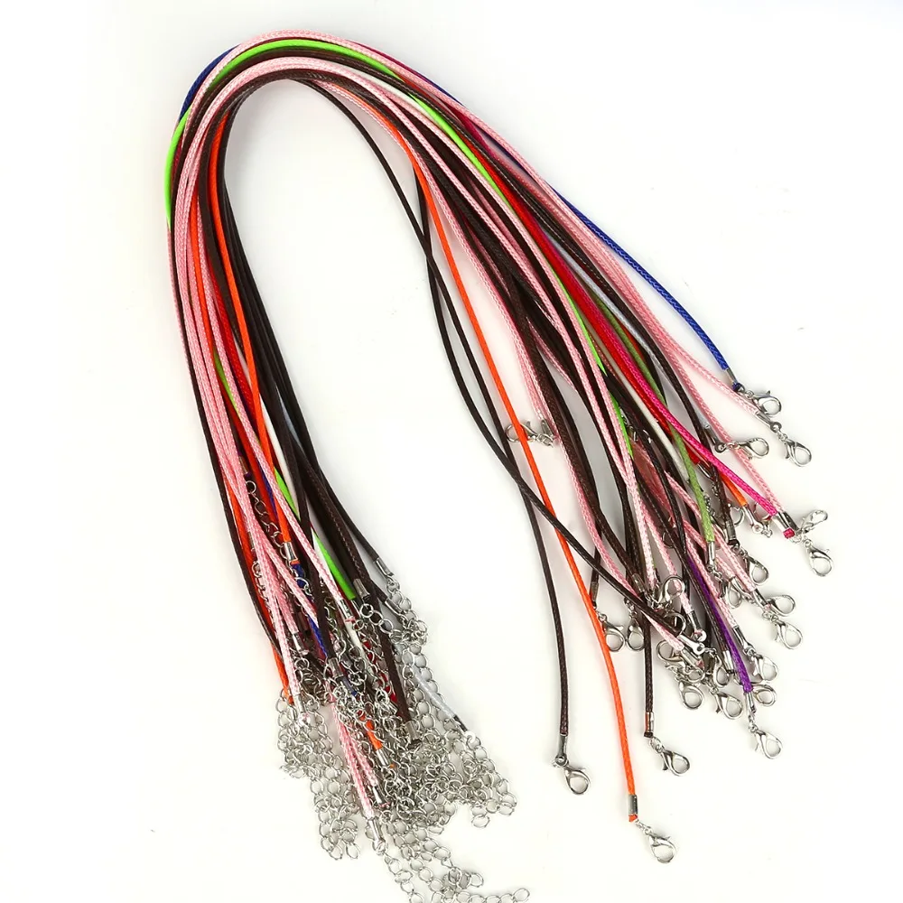 5 шт. цепочки из вощеной кожи 2 мм | Украшения и аксессуары