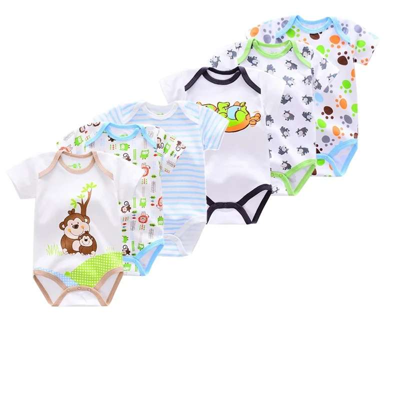 Новые детские летние комбинезоны комбинезон с коротким рукавом для