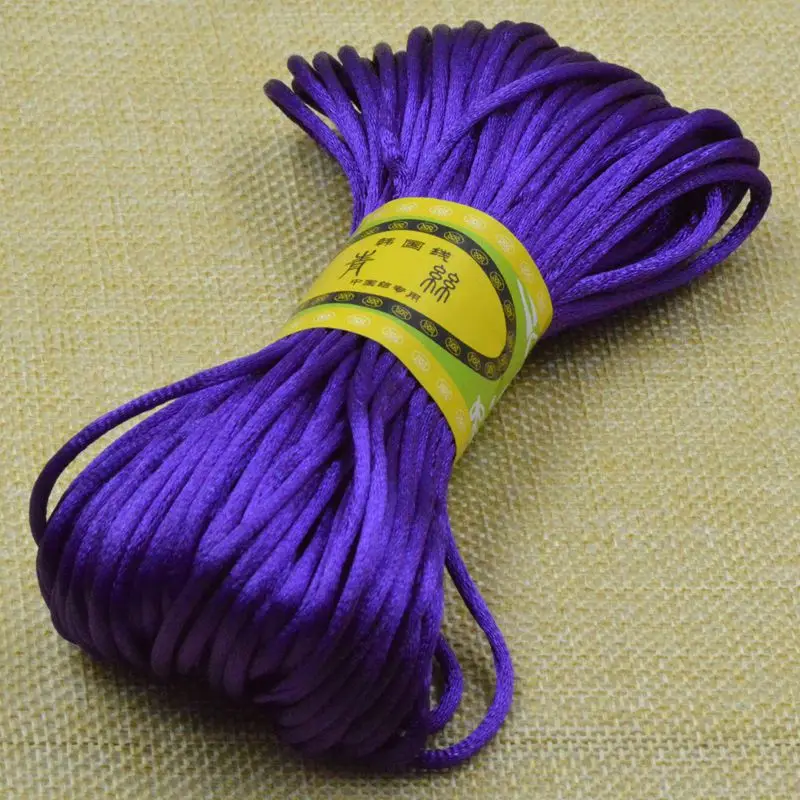 20 м/лот ручной работы Diy веревка красочный корейский Polyeaster плетеный шнур для Для