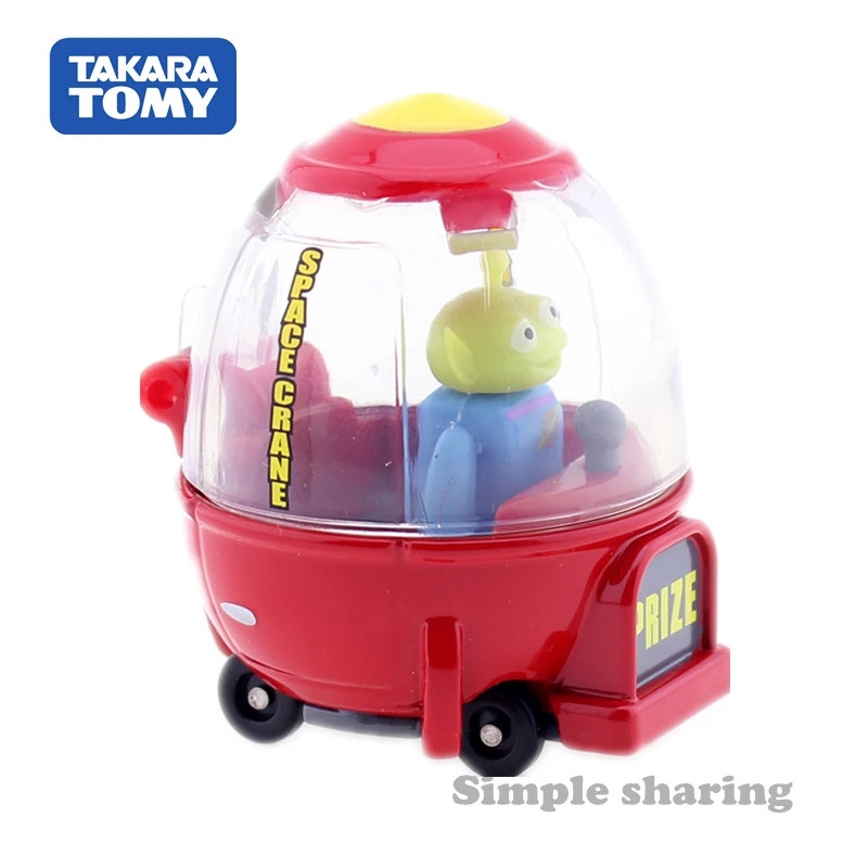 TAKARA TOMY TOMICA pixar DISNEY TOY STORY 06 космический кран игрушка маленький зеленый инопланетянин шаттл модель автомобиля Комплект литья под давлением аниме фигура плесень