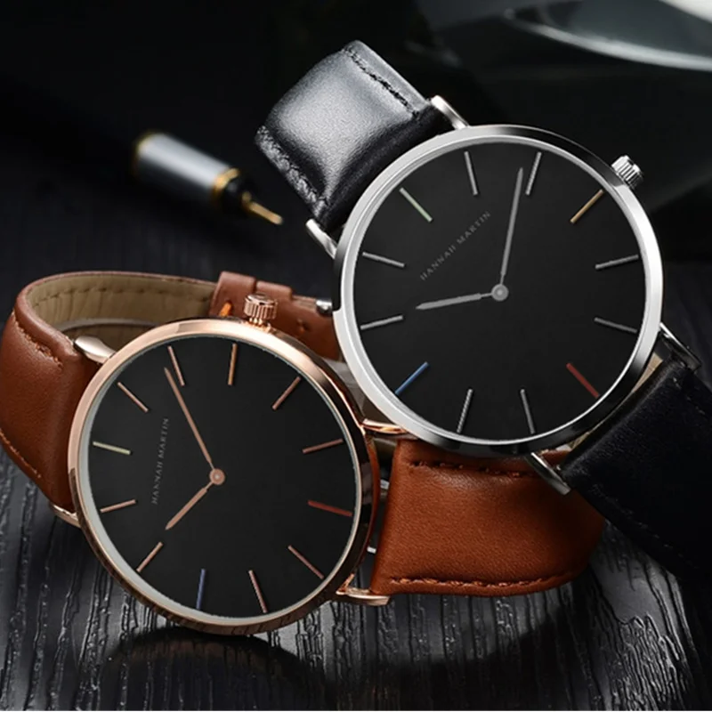 Часы Hannah Martin мужские модные простые с нейлоновым ремешком|hombre|hombre reloj |