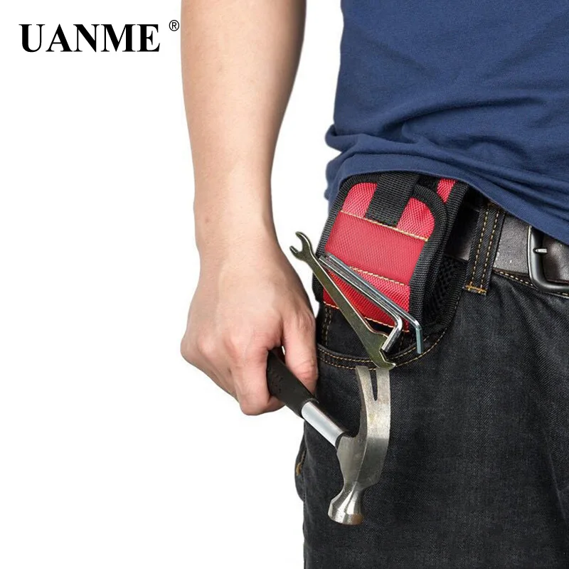 Uanme 13.8 ''Опоры для запястья Сильный магнитный для винт ногтей держатель браслет группа инструмент браслет ремень Поддержка комплект защиты DIY