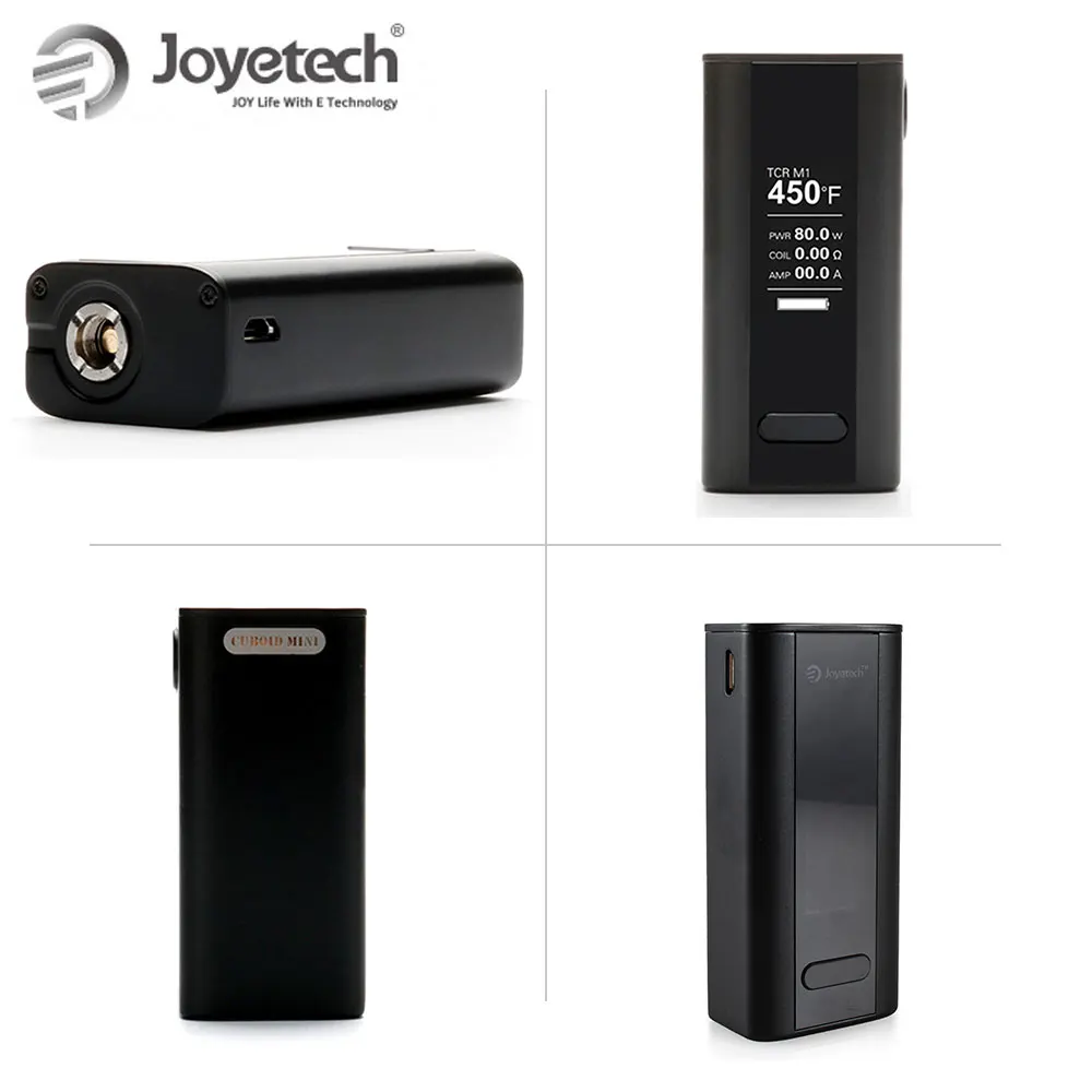 Оригинальный Joyetech Cuboid мини Комплект 80 Вт со встроенной батареей 2400 мАч + 5 мл Atomizer