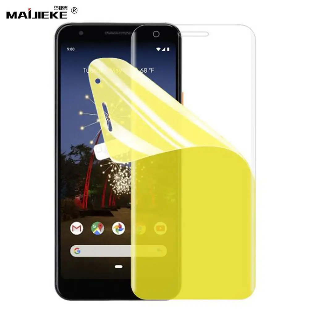 3D мягкая Передняя Гидрогелевая пленка для GOOGLE Pixel 4 XL 3A ТПУ полная Защита экрана
