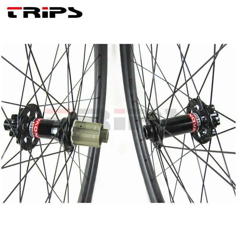 ТРИПС 29er MTB карбоновые BOOST колеса 35 мм Асимметричный углеродный горный велосипед колесная 15*110 12*148 велосипед карбоновая колёса boost hub