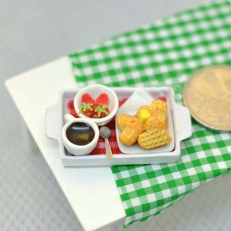 

G05-X408 children baby gift Toy 1:12 Dollhouse mini Furniture Miniature rement Love Tea