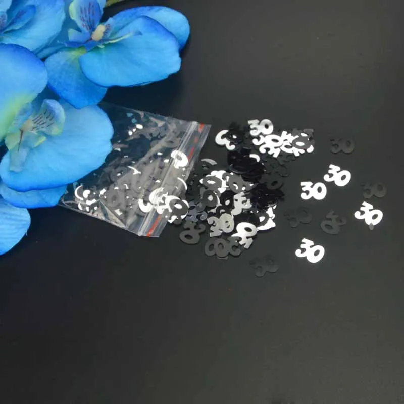 1200 шт. взрослых с днем рождения конфетти блеск Украшение стола вечерние Юбилей