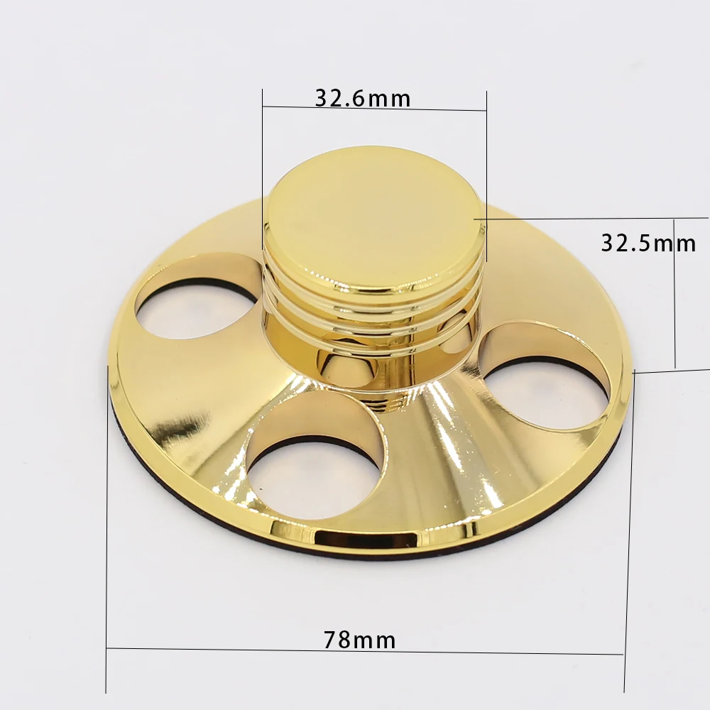 

1piece Gold plated Record Weight LP Disc Stabilizer Turntable Vinyl Clamp HiFi