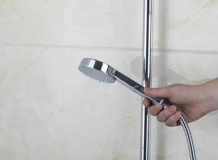53702 200mm New Chrome Brass Water Pressure Boosting Bathroom Rain 8&quot Shower Mixer Tub Faucet Set | Дом и сад