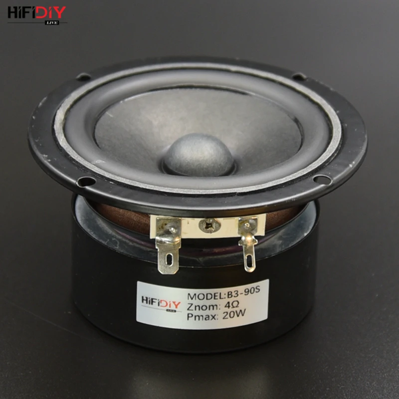HIFIDIY LIVE Hi Fi 3 &quot3 5 дюйма 90 мм 78 круглый квадратный полночастотный динамик 4 Ом 20 Вт