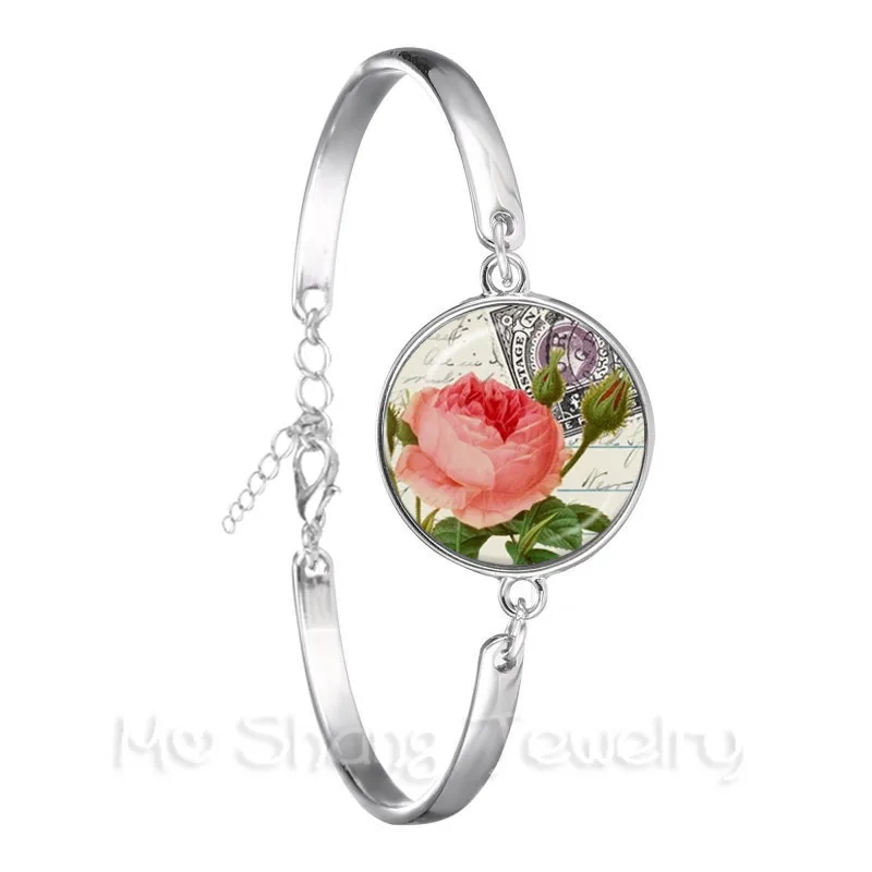 Браслет с цветком мандала браслет драгоценным камнем времени европейские и