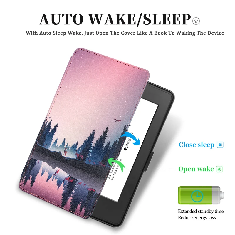 BOZHUORUI чехол для Amazon Kindle Paperwhite1/2/3(7th поколения-2012/2013// выпуск) e-книги DP75SDI ручной Стенд Крышка