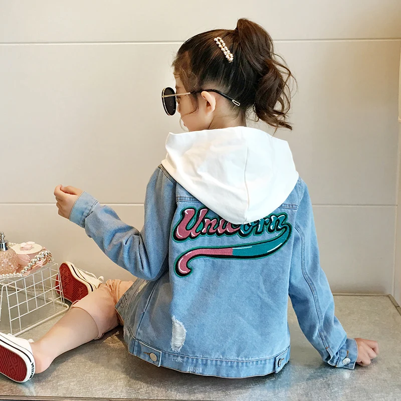 Princess Yuan Girl Chaqueta 2019 Spring Autumn New Arrival Cowboywear Causal Style Fashion Clothes for teenage girls |