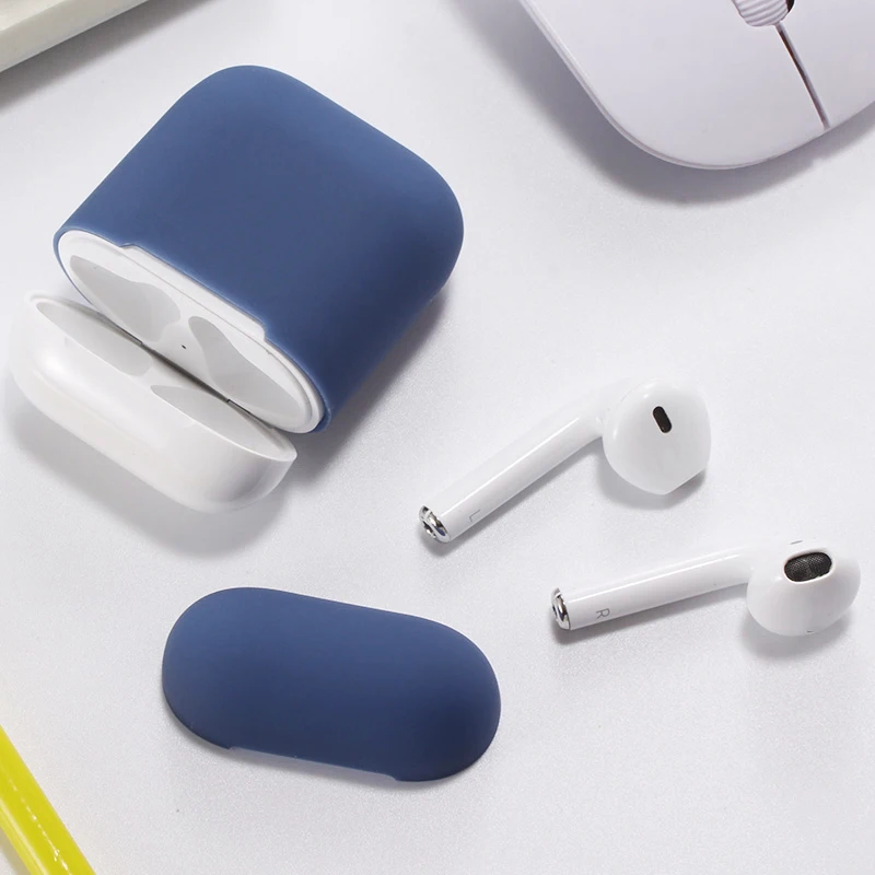 Ультратонкий чехол для Airpods, мягкий силиконовый защитный чехол для Airpods, зарядная коробка, ТПУ устойчивый чехол для Apple Airpods