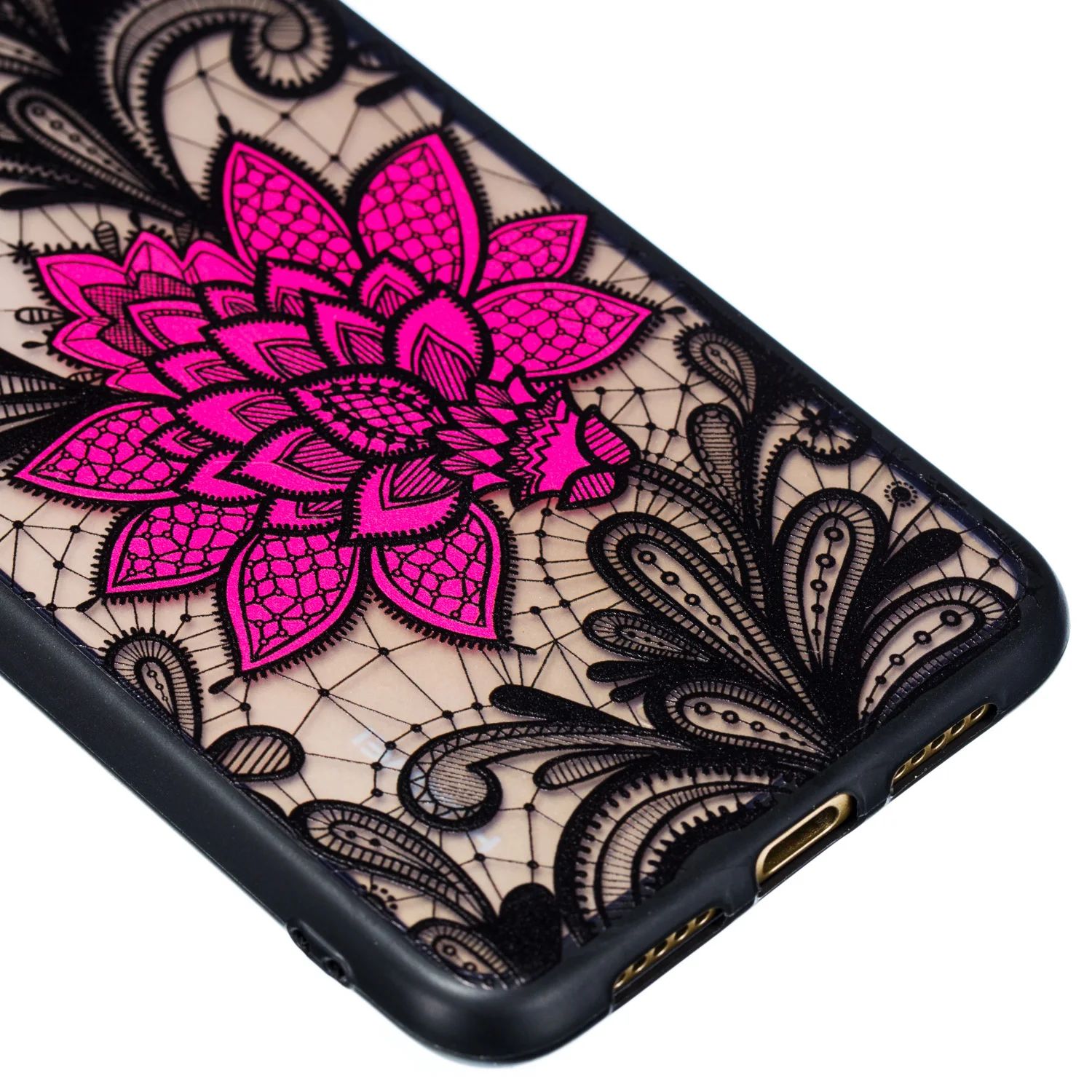 Чехол с объемным цветком на Huawei P20 чехол 5 8 дюйма рельефным мягким силиконовым