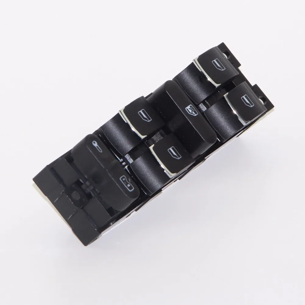 5PCS Brand New Chrome Driver Side Master Window Controller Switch for VW GTI Golf 4 Jetta MK4 Bora Beetle Passat B5 3BD 959 857 |