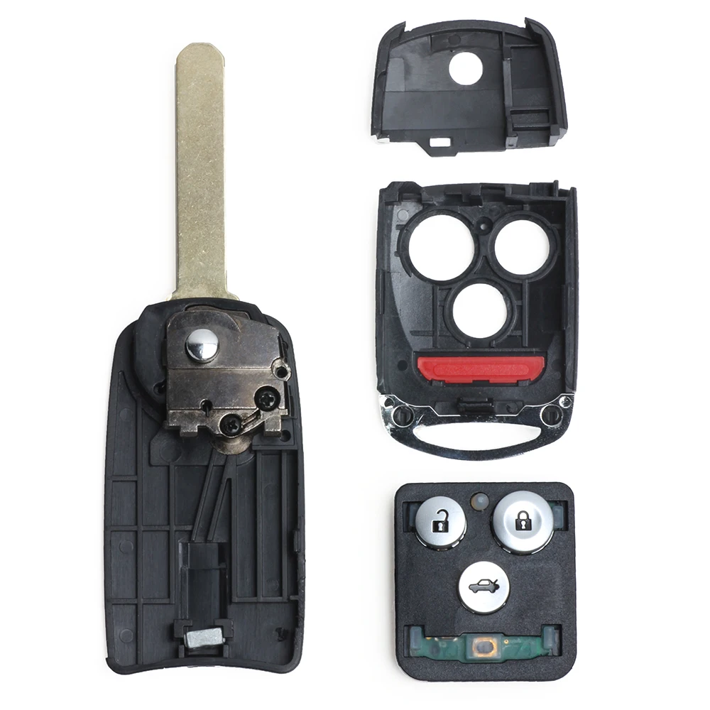 

Keyecu Replacement Remote Key 3+1 Button 313.8MHz Fob for Honda Acura ZDX 2019-2013 FCC ID:MLBHLIK-1T