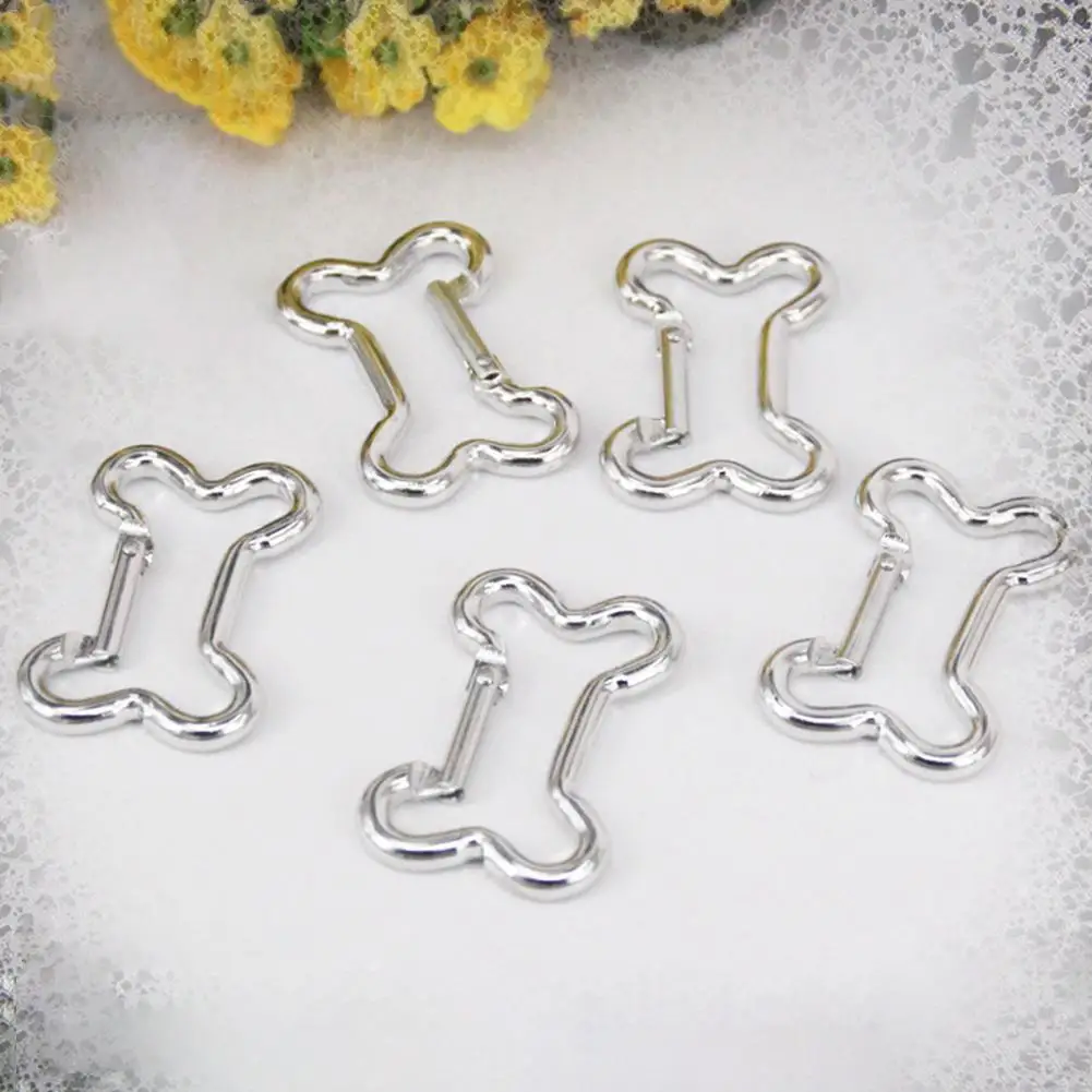 10PCS Bone Type Carabiner Aluminum Alloy Backpack Water Bottle Buckle Multifunctional Crarabiner Outddor Camping Supply | Спорт и