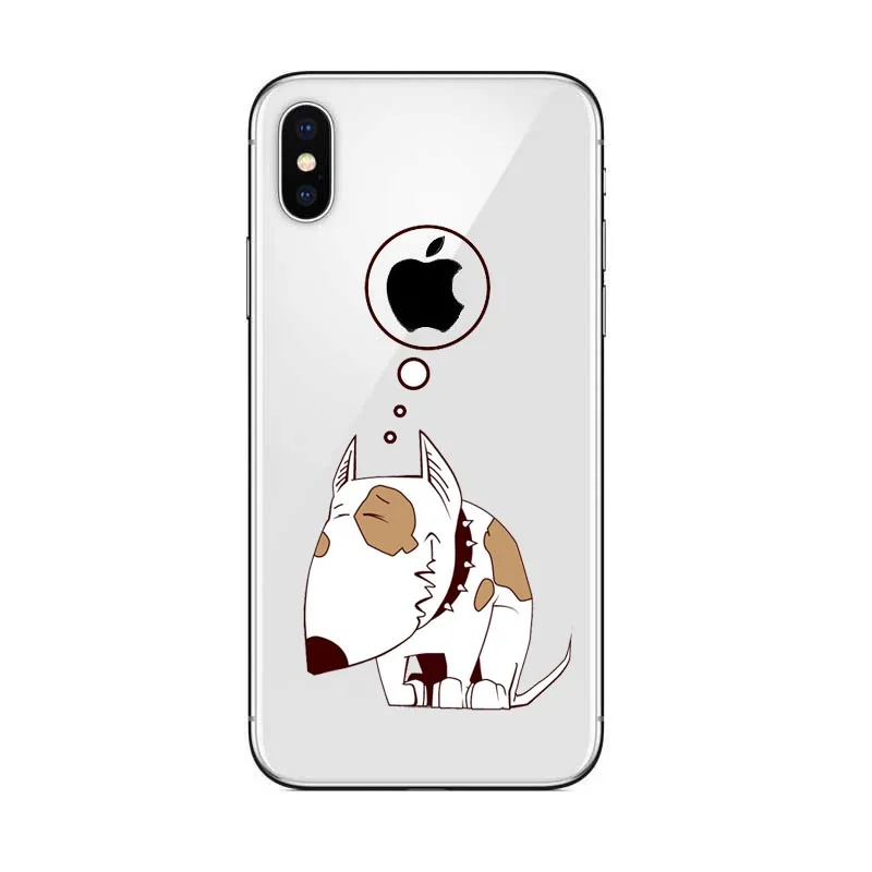 Чехол для iPhone X чехол 5 6 6S 7 8 Plus XS Max XR с милыми животными мягкий из ТПУ