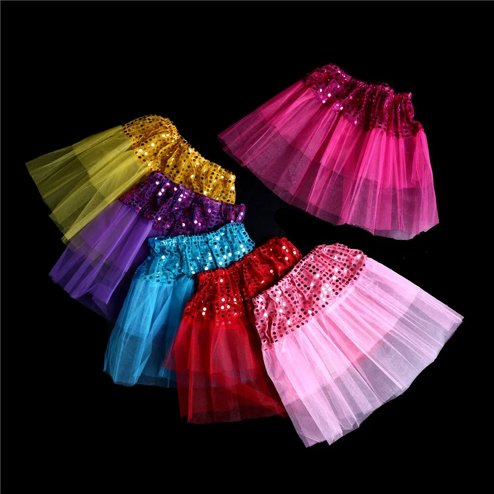 Летняя стильная танцевальная юбка пачка для девочек фатиновая кружевная
