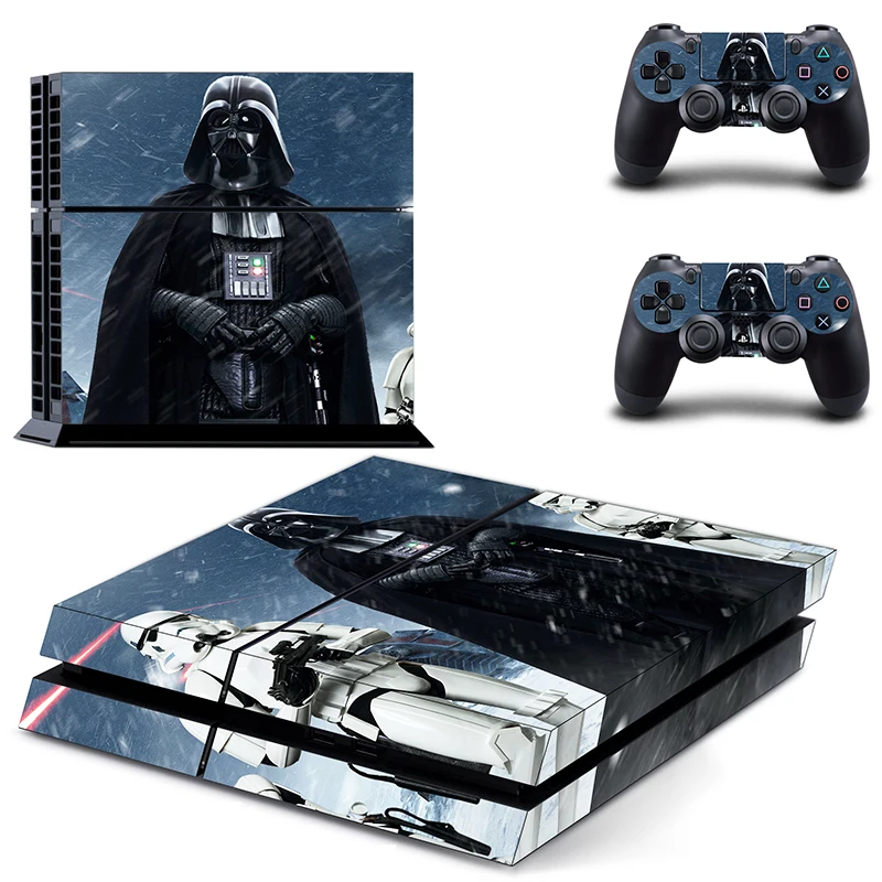 Пленка Звездные войны PS4 Кожа Наклейка виниловая для консоли Playstation 4 и 2 контроллеров PS4 Кожа Наклейка