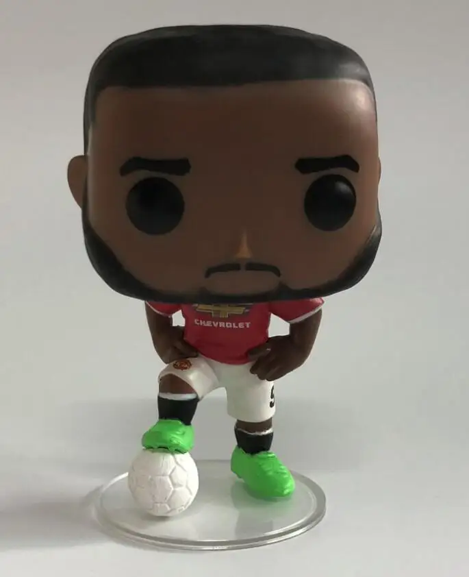 Футбол Romelu Lukaku& ZLATA Ibrahimovic& Paul Pogba robero Firmino& Mohamed Salah& Sadio Mane Виниловая фигурка кукол игрушки
