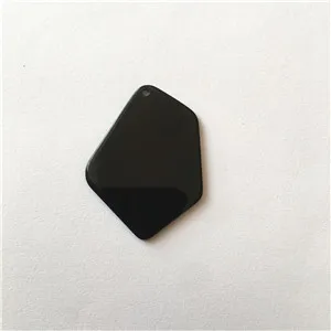 Новое поступление! 37x29mm100шт/лот Акриловые амулеты неправильной формы для сережек/сережек аксессуары/детали для серег DIY - Цвет: black