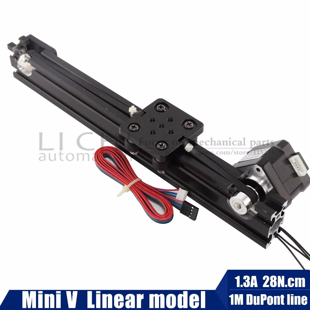 Openbuilds 17hs3401 NEMA17 шаговый двигатель мини V слот линейный актуатор линейная модель