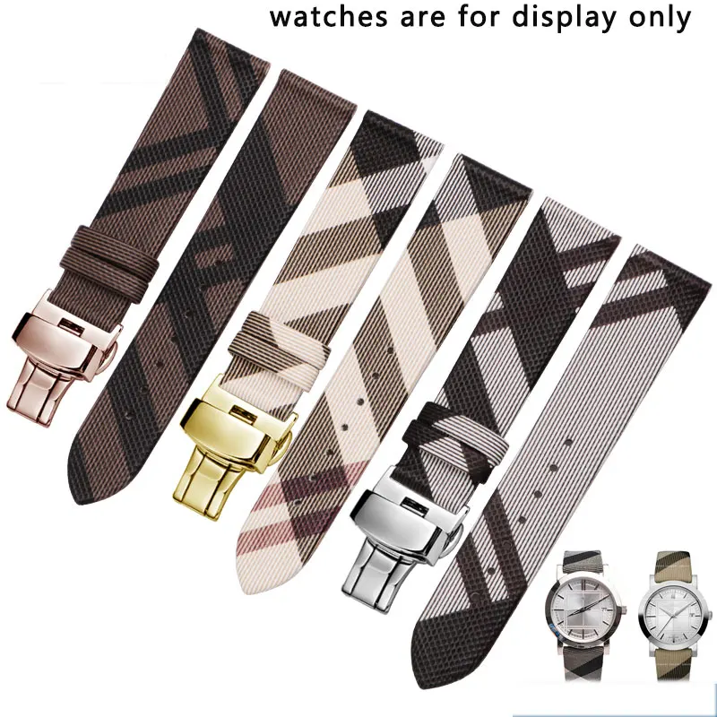 

PU+Back cowhide Bracelet women watchband watch strap for BU1938 12 14 16 18 20mm 22mm wristwatches band watch belt