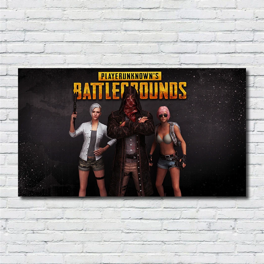 Картина PUBG в реалистичном стиле качество домашнего декора художественный декор