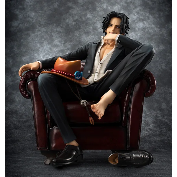16 см One piece ACE стул фигурку аниме ПВХ Новая Коллекция Фигурки игрушек для подарка