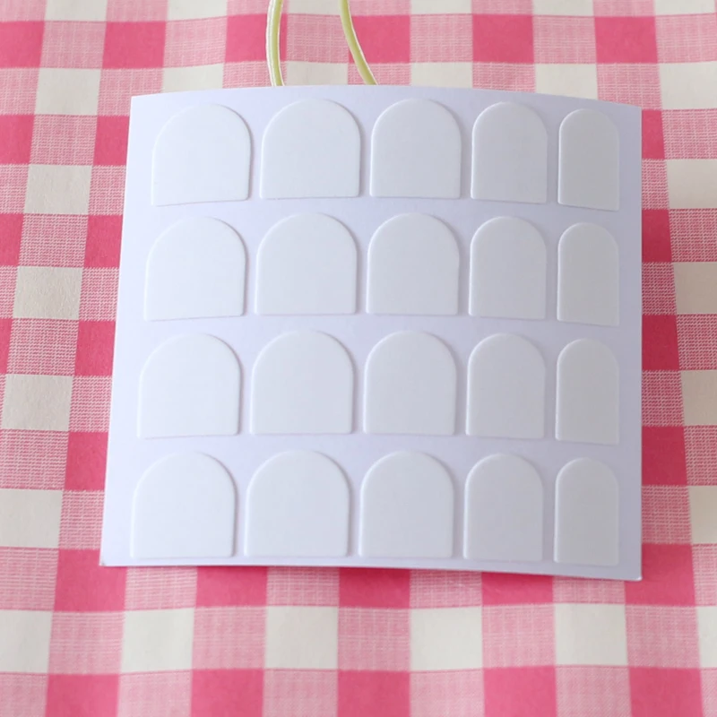 2020 3 шт. модные простые в использовании наклейки двухсторонние искусственная