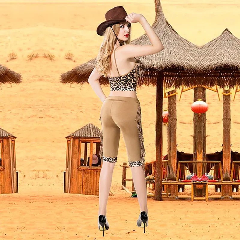 Новый костюм Cowgirl для косплея сексуальный женский ковбойский ролевых игр