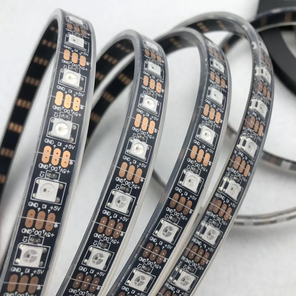 4 м IP68 DC5V WS2812B 240 светодиодный s(60 Светодиодный s/M) адресуемый полноцветный rgb лента
