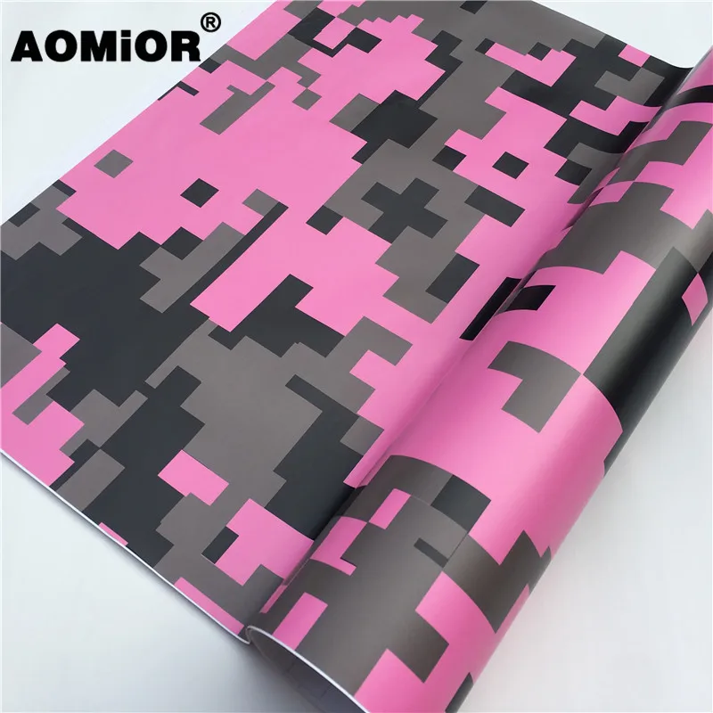 HD цифровая камуфляжная виниловая автомобильная пленка ping Camo Виниловая пленка для автомобиля Наклейка консоль компьютер Ноутбук кожа мотоцикл