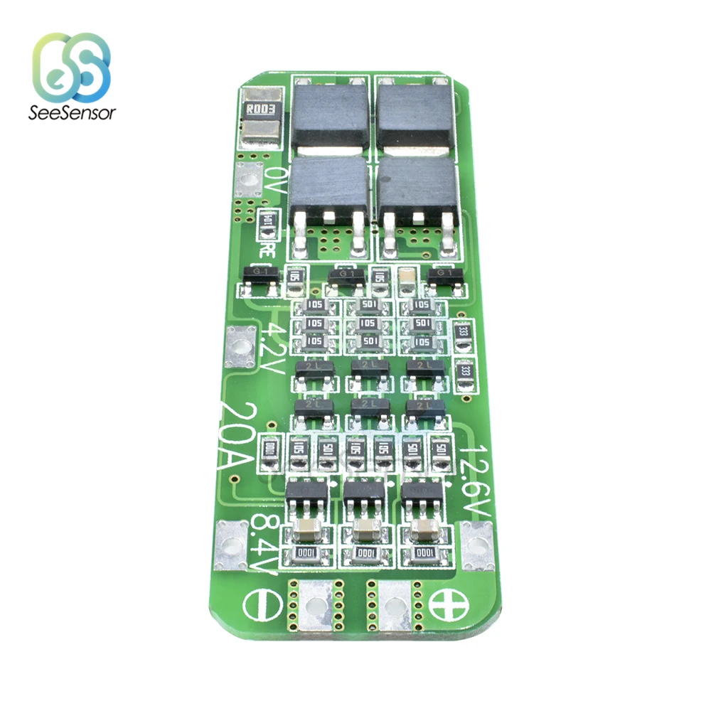 3S 20A литий ионная литиевая батарея 18650 зарядное устройство PCB BMS Защитная плата для